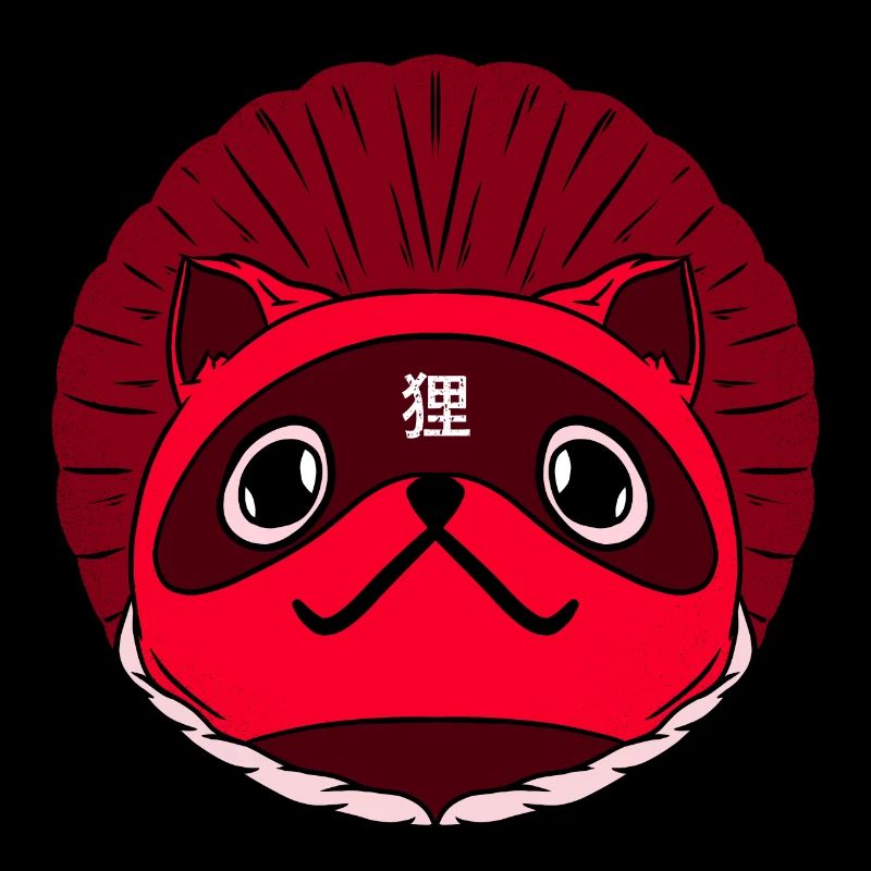 Tanuki, der Waschbär
