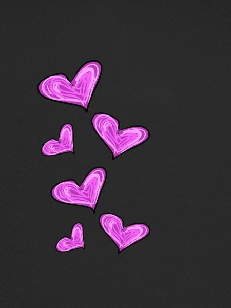 pink hearts