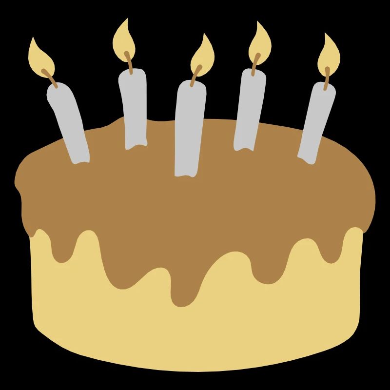 Gâteau d’anniversaire aux 5 bougies