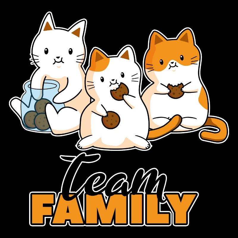 team family cat biscuits work colleagues seekatze