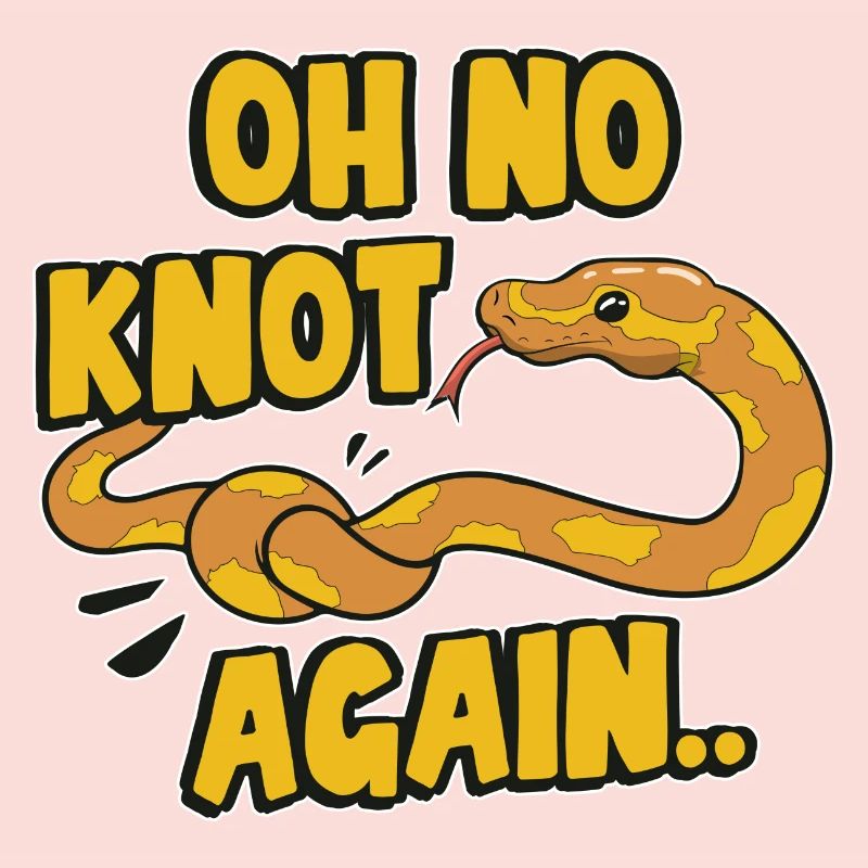 Banana Ball Python Herpetologist Oh No Knot Again