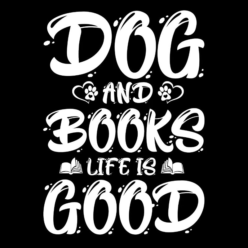 Lesen Hund Buch Hunde Bücher Leseratte Geschenk