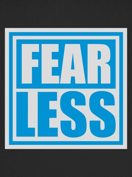 fearless Text Quote Design
