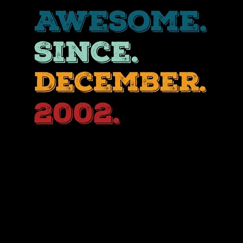 Anniversaire Décembre 2002 Né Année de naissance