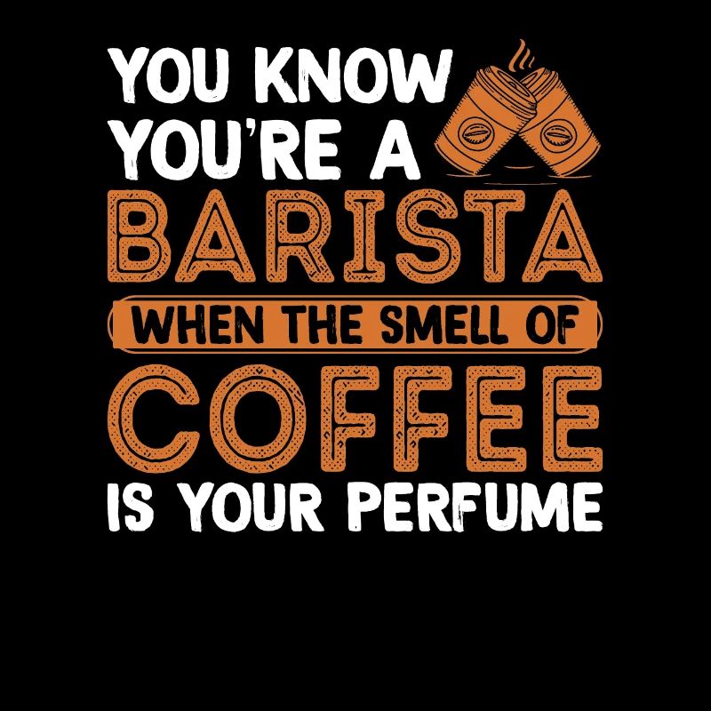 Stolzer Barista Beruf Kaffee Catering Espresso