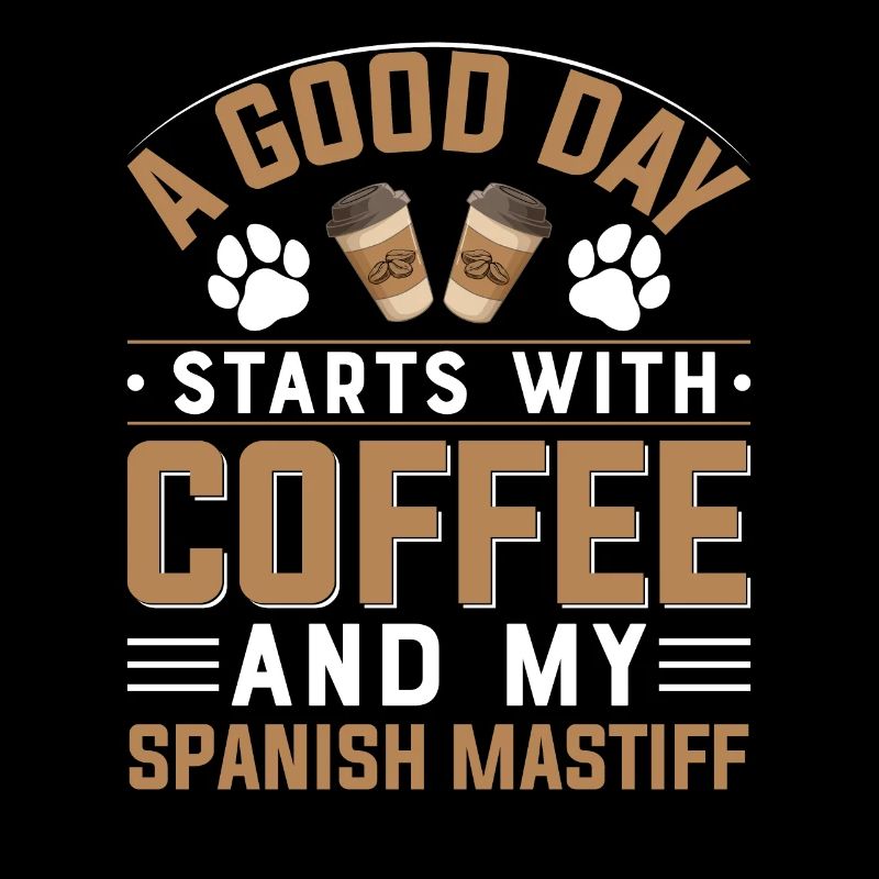 Great Dane Spanish Mastiff Coffee Drink
