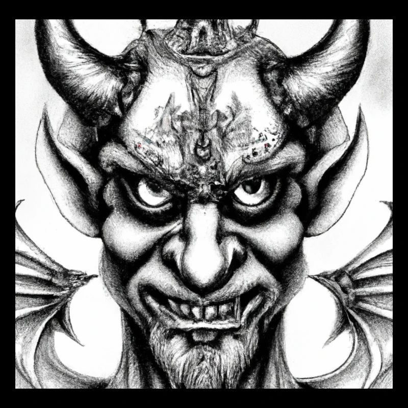 Visage du diable