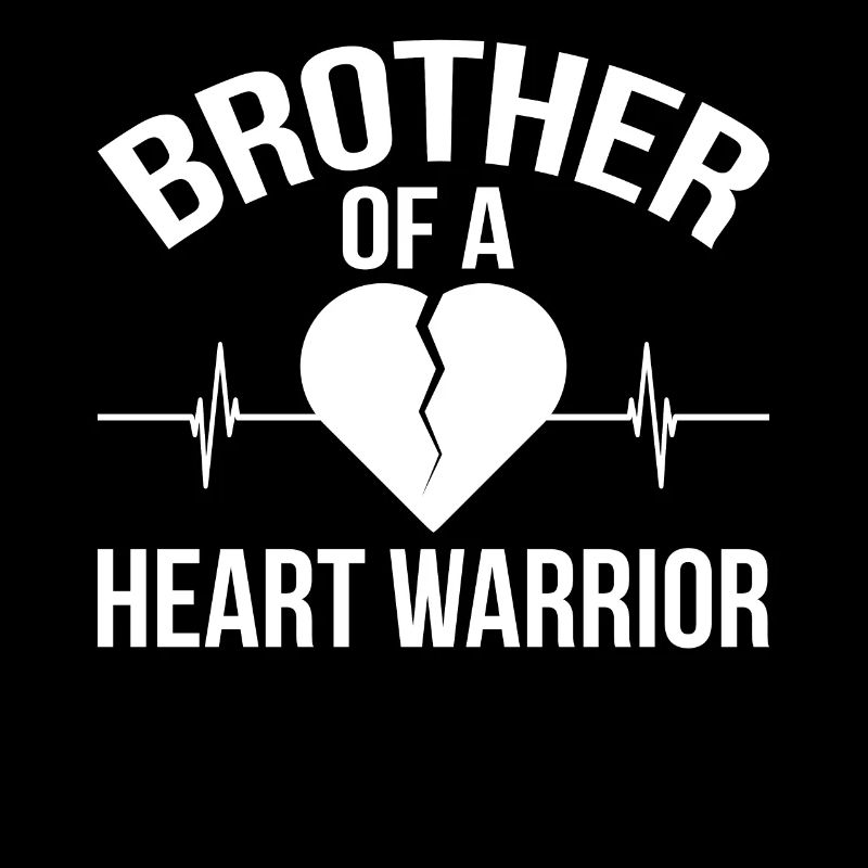 Stolzer Bruder Herzerkrankung Heart Warrior