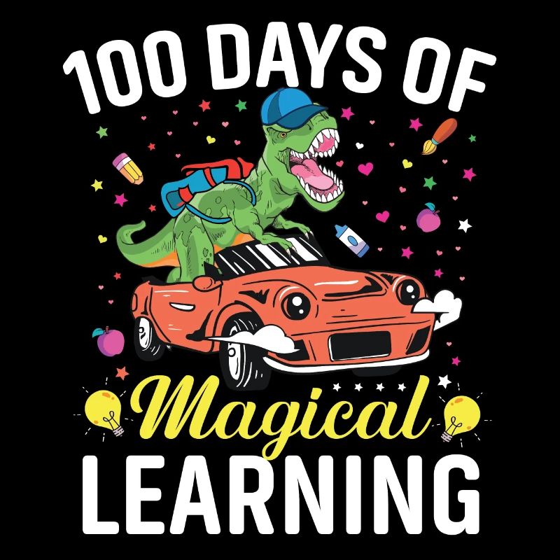 100 Days School Dinosaur