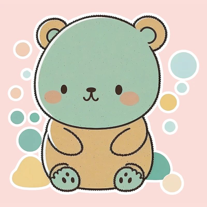 Mignon bébé ours