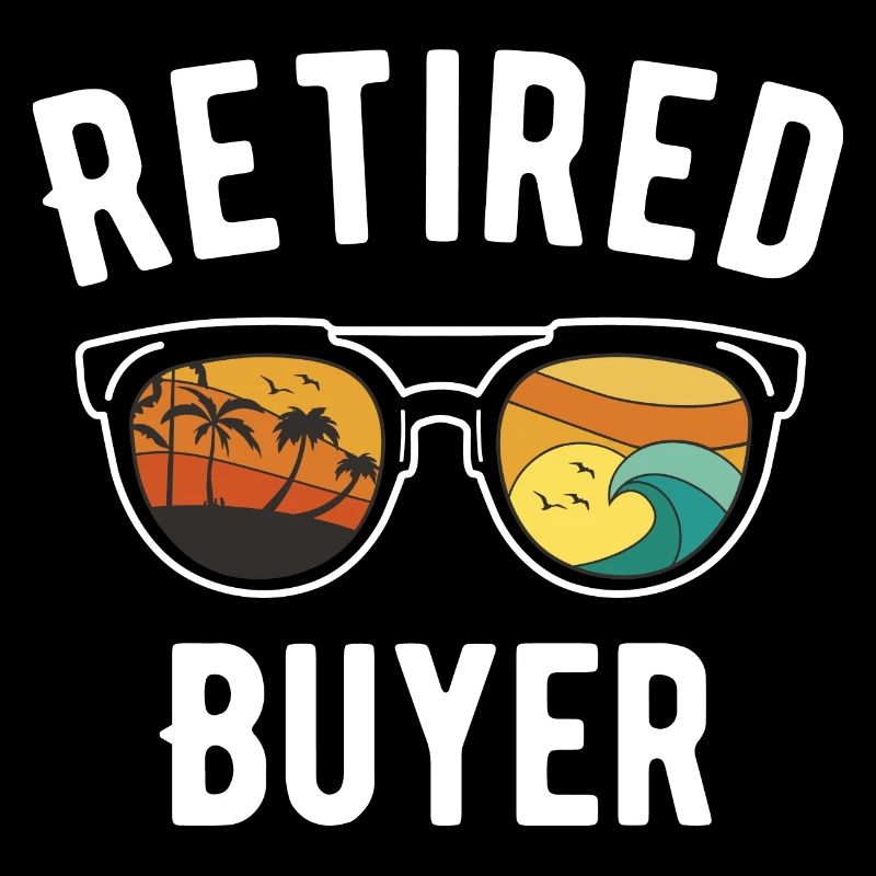 Retiree Beach Vacation Sunglasses Graphic Design