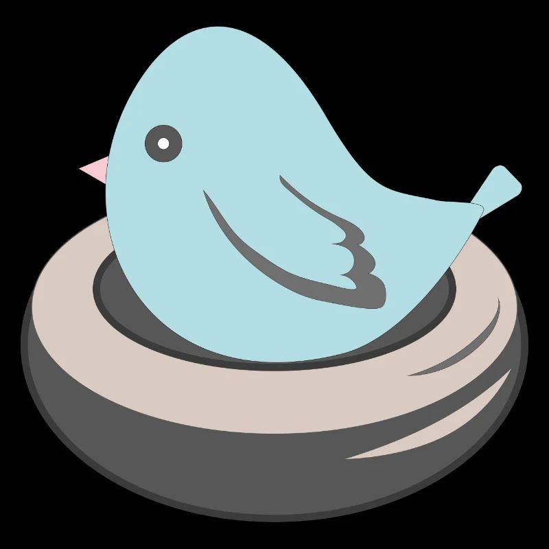 BLUE BIRD NESTING