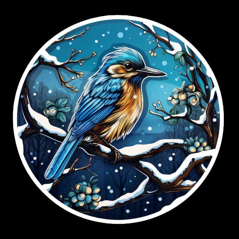 Nuthatch in winter