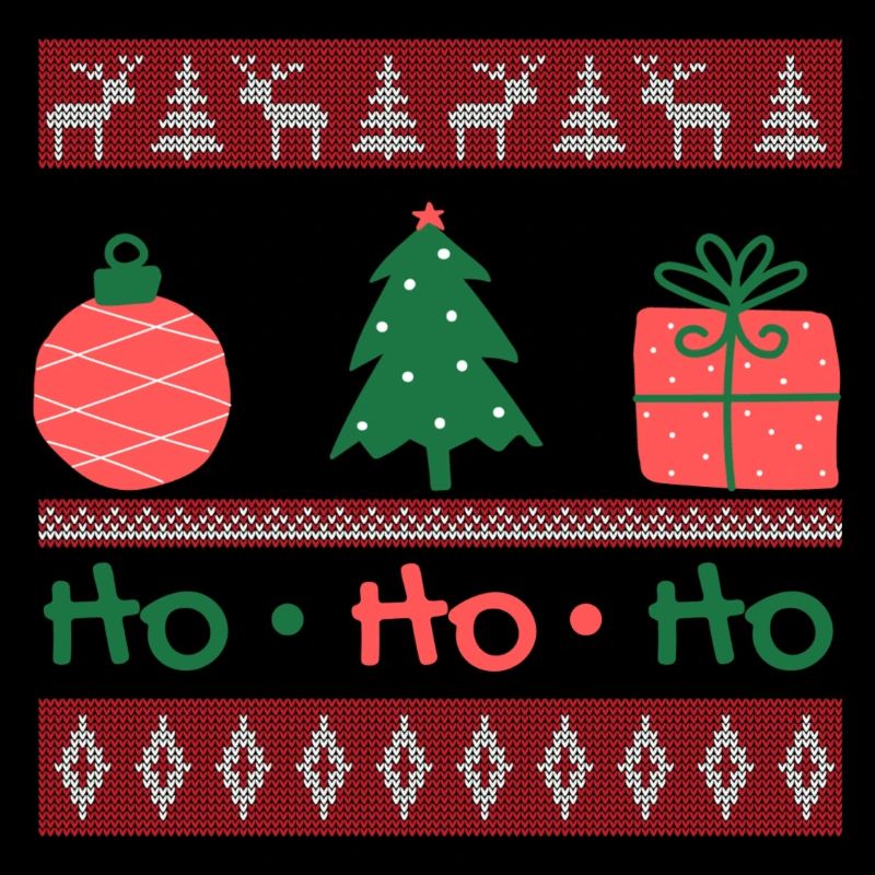 Hässlicher Weihnachtspullover - Frohe Weihnachten