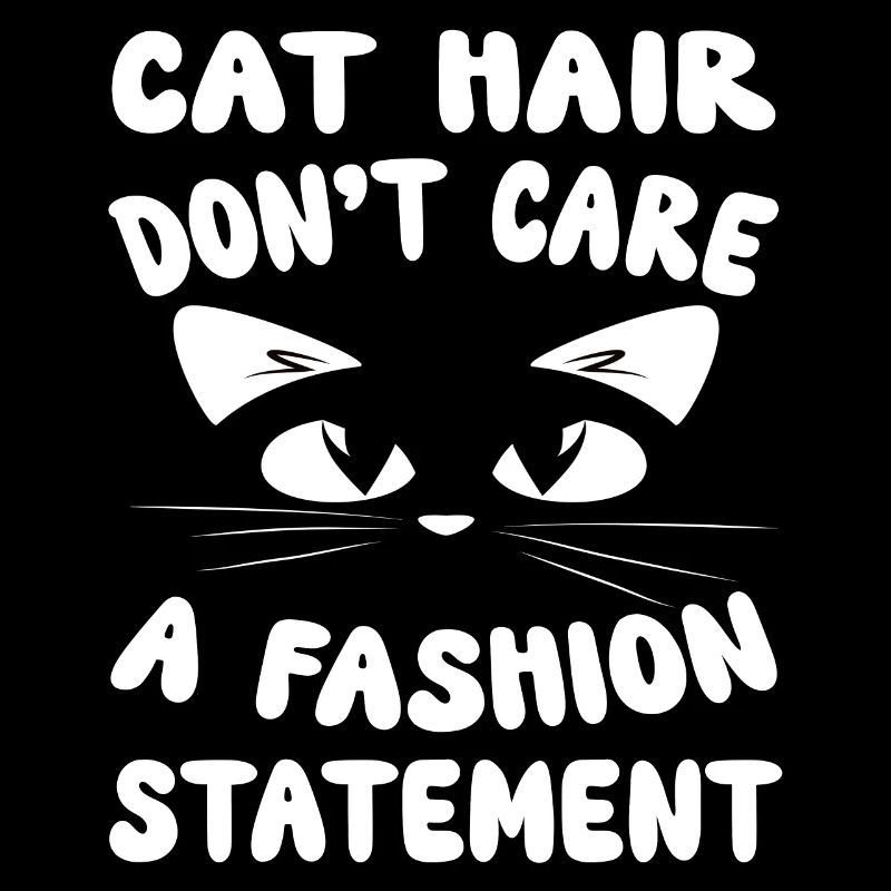 Les poils de chat ne se soucient pas d’une déclaration de mode - Katze