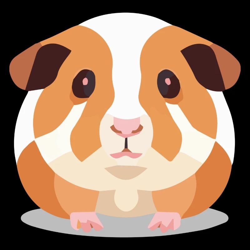 Cochon d’Inde Mignon Marron Blanc