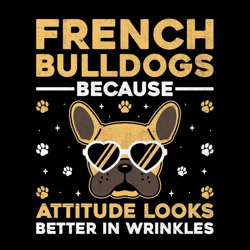 Bouledogues Français parce que l’attitude semble meilleure dans le monde