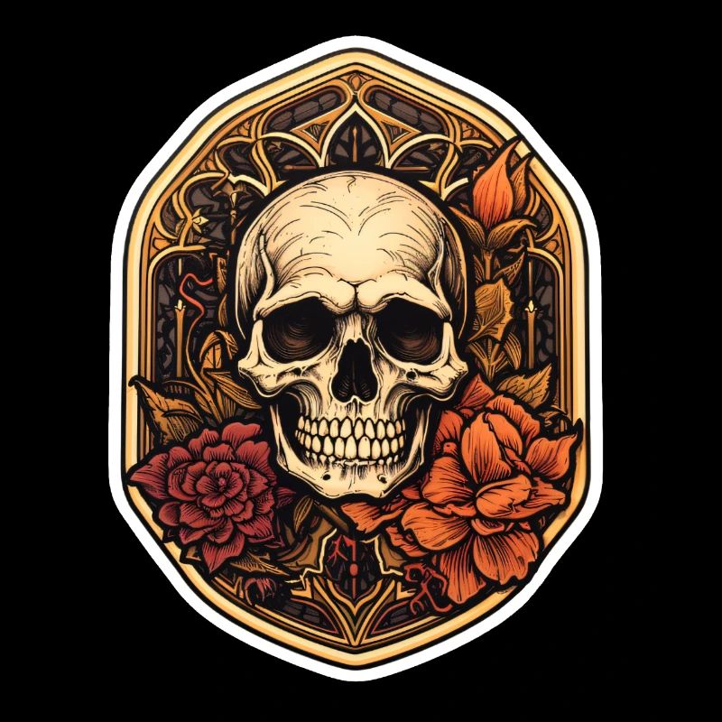 Skull Gothic Halloween