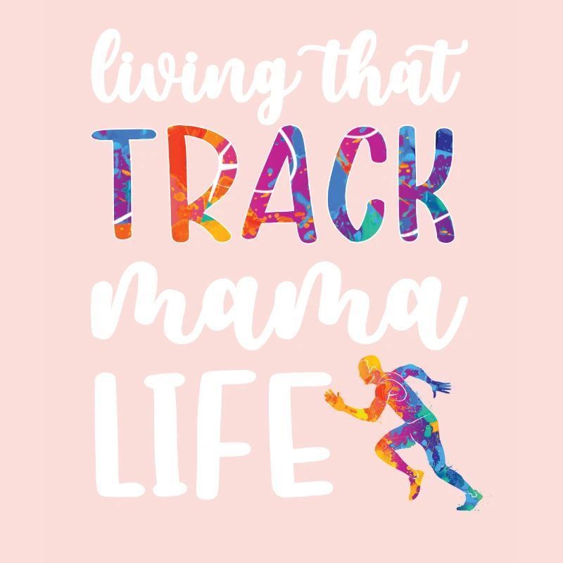 Stolze Leichtathletik-Mama Von Leichtathlet Mutter