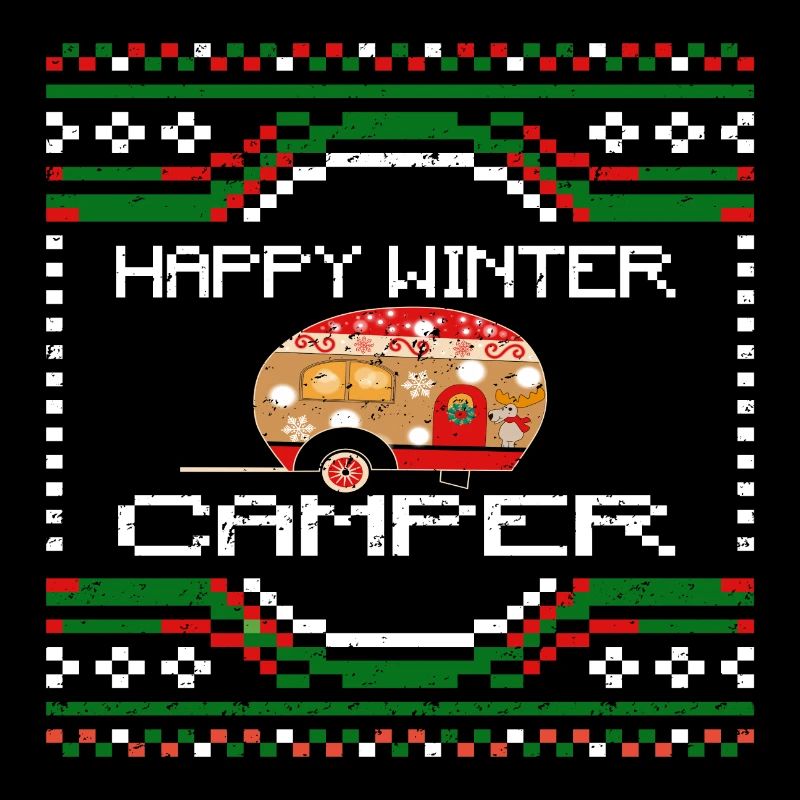 UGGLY HAPPY WINTER CAMPER