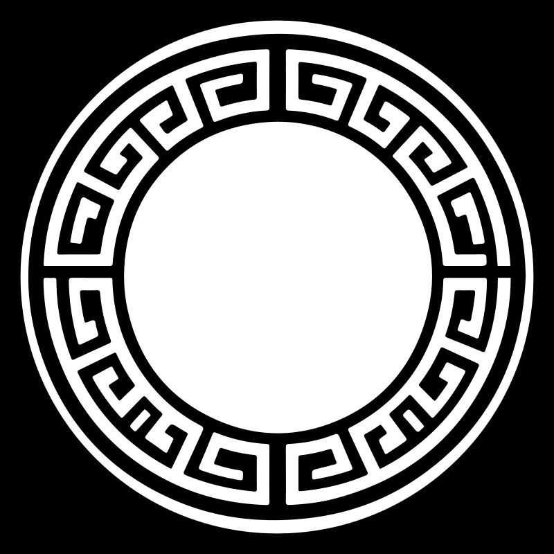 Griechisch Symbol Kreis