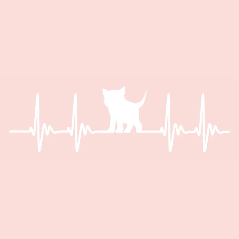 Cat Heartbeat Kitten Gift Idea