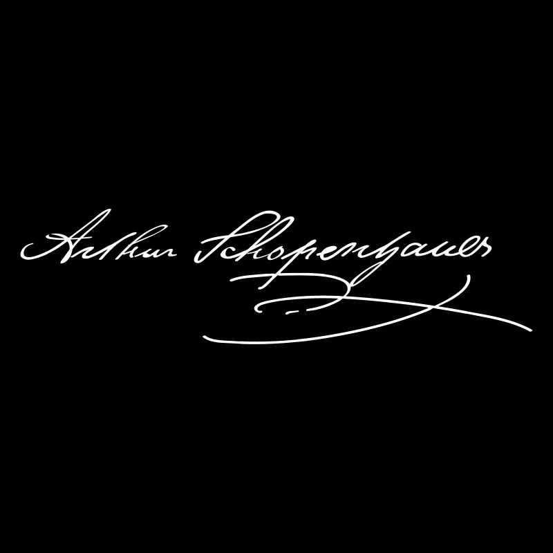 Arthur Schopenhauer autograph