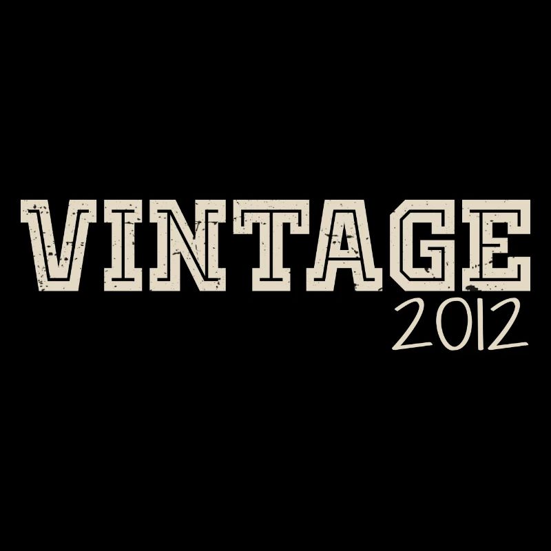 Vintage 2012 Original 2012 Retro 2012 Gift 2012