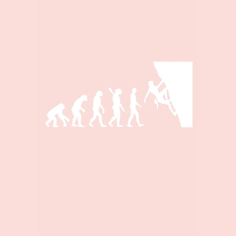 Evolution Bergsteigen Bergsteiger
