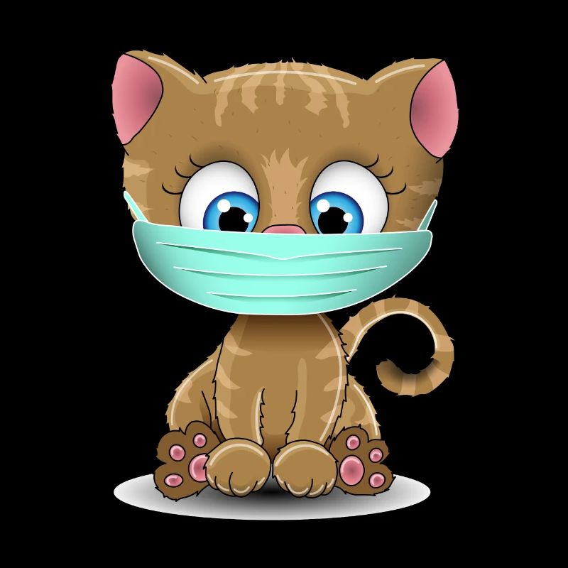 Chat garde-bouche