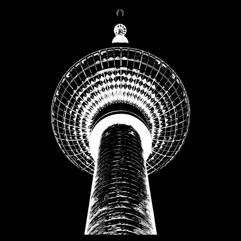 Berlin TV Tower light drawing