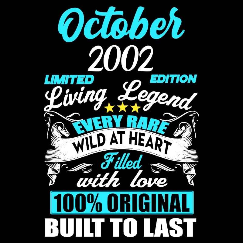 October 2002 - 20th birthday gift. Legend.