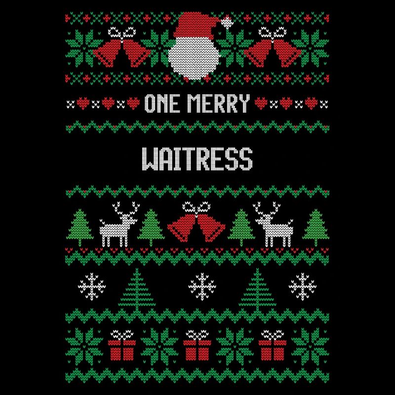 Une serveuse joyeuse