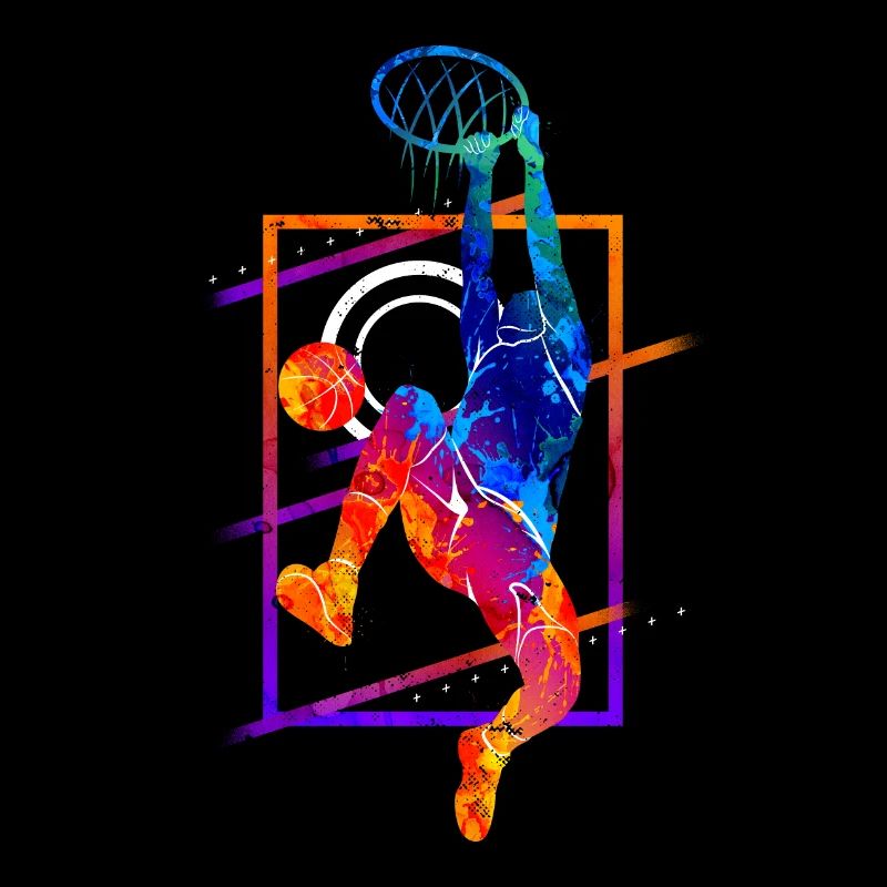 Basketteur Basketteur Vintage Coloré