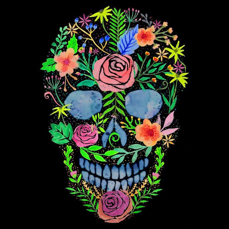 Blumenschädel