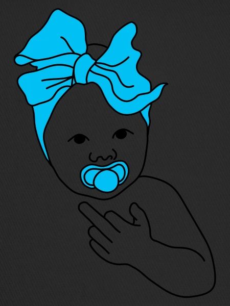 Baby Middlefinger Blue