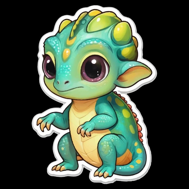 Caméléon mignon
