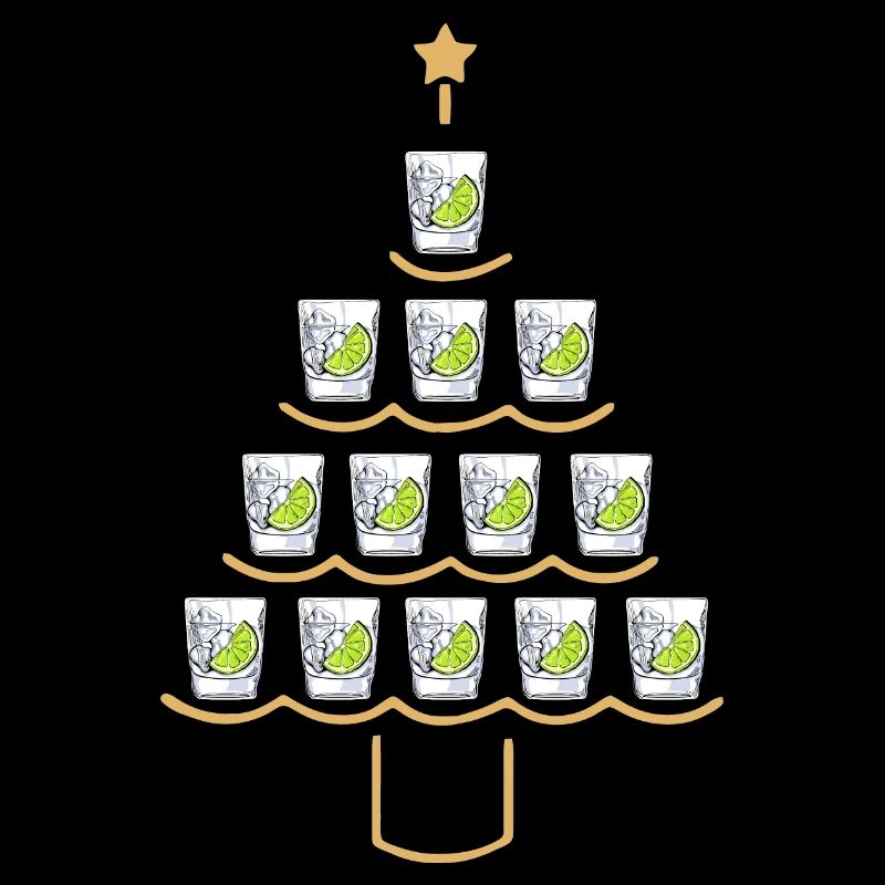 Gin Christmas Tree