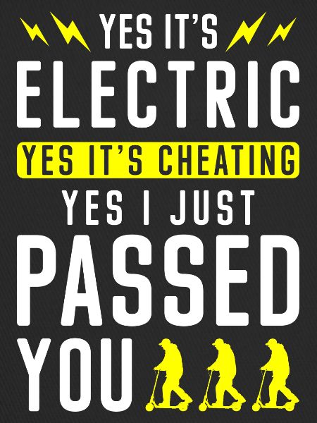 Electric e-scooter
