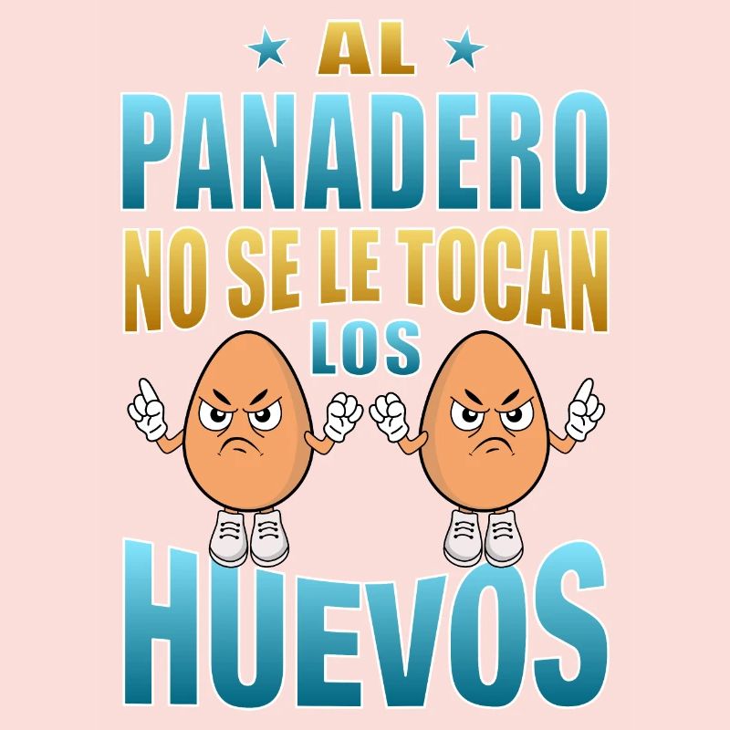 The baker does not touch his eggs