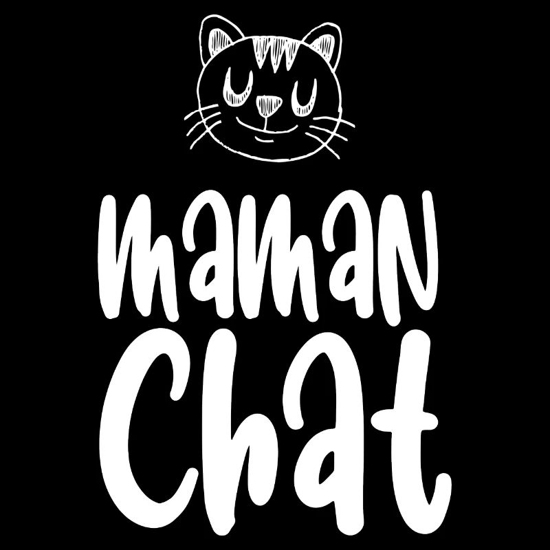 Maman chat. Maman d'un chat.