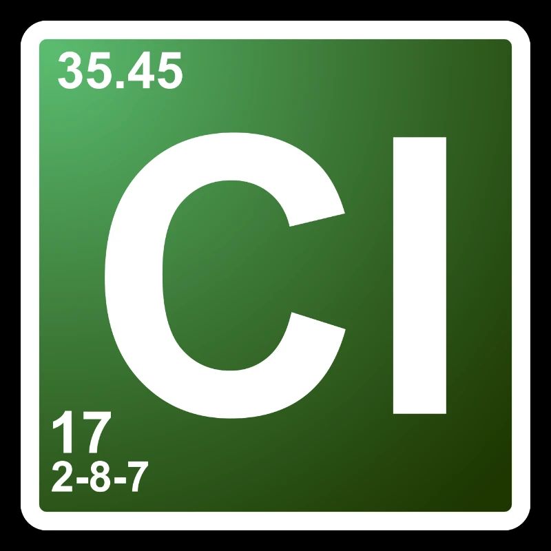 Cl - Chlor - Chemie Element 17