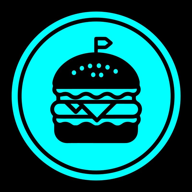Cercle d'icônes de hamburger