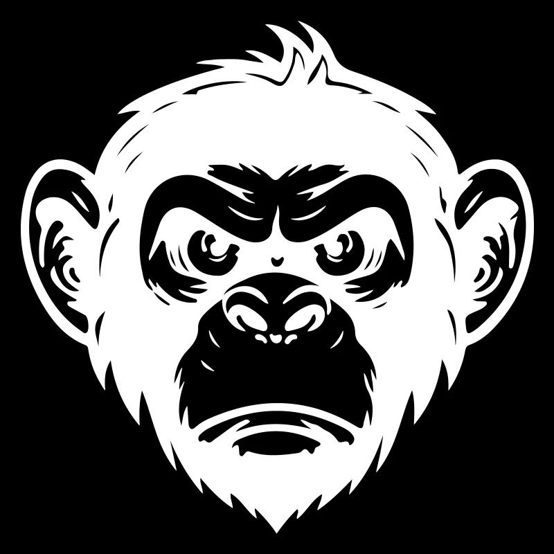 Affe Kopf