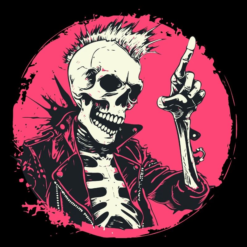 Rebel Bones: A Punk Rock Skeleton