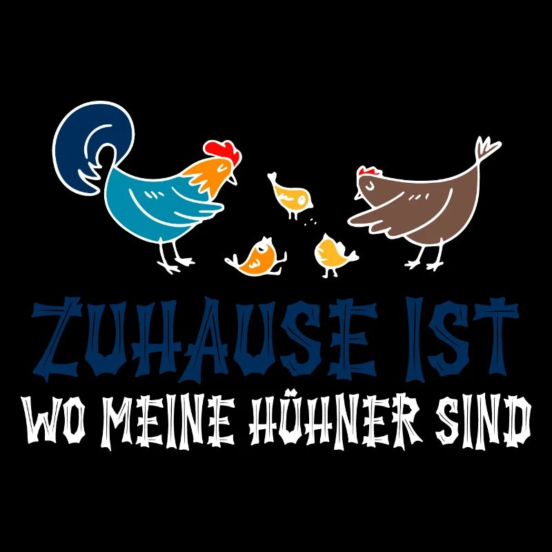 Zuhause ist Bauer Landleben Traktor Geschenk