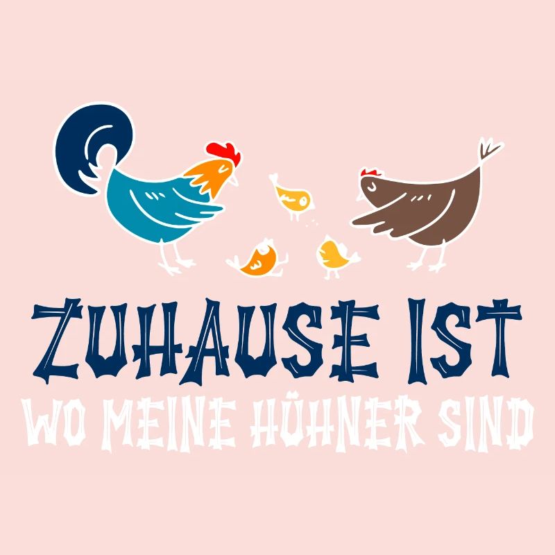 Zuhause ist Bauer Landleben Traktor Geschenk
