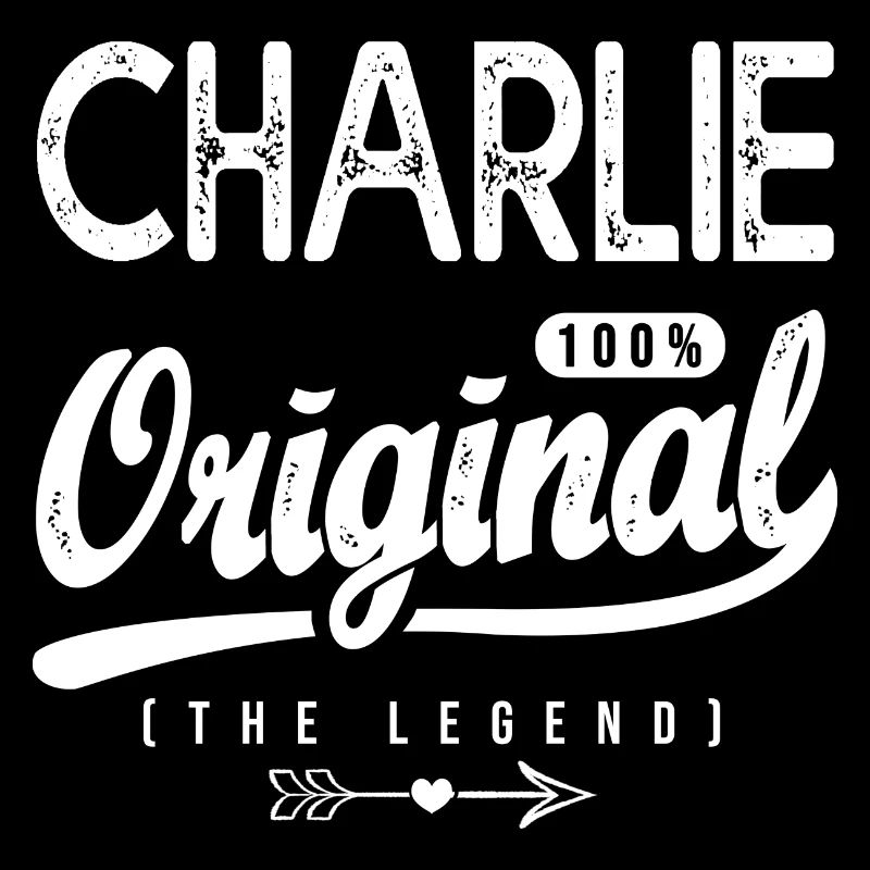 Charlie original personalized shirt first name charlie