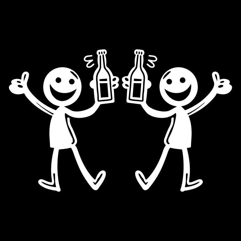 Drinking Team Illustration Beer