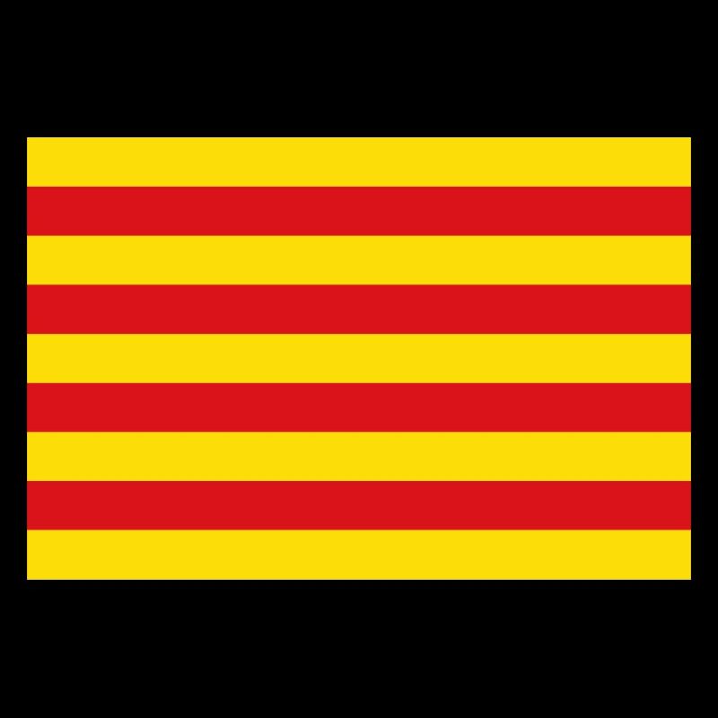 Drapeau de la Catalogne drapeau Catalan Barcelone